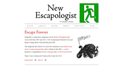 Desktop Screenshot of newescapologist.co.uk