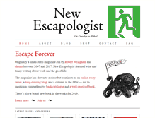 Tablet Screenshot of newescapologist.co.uk